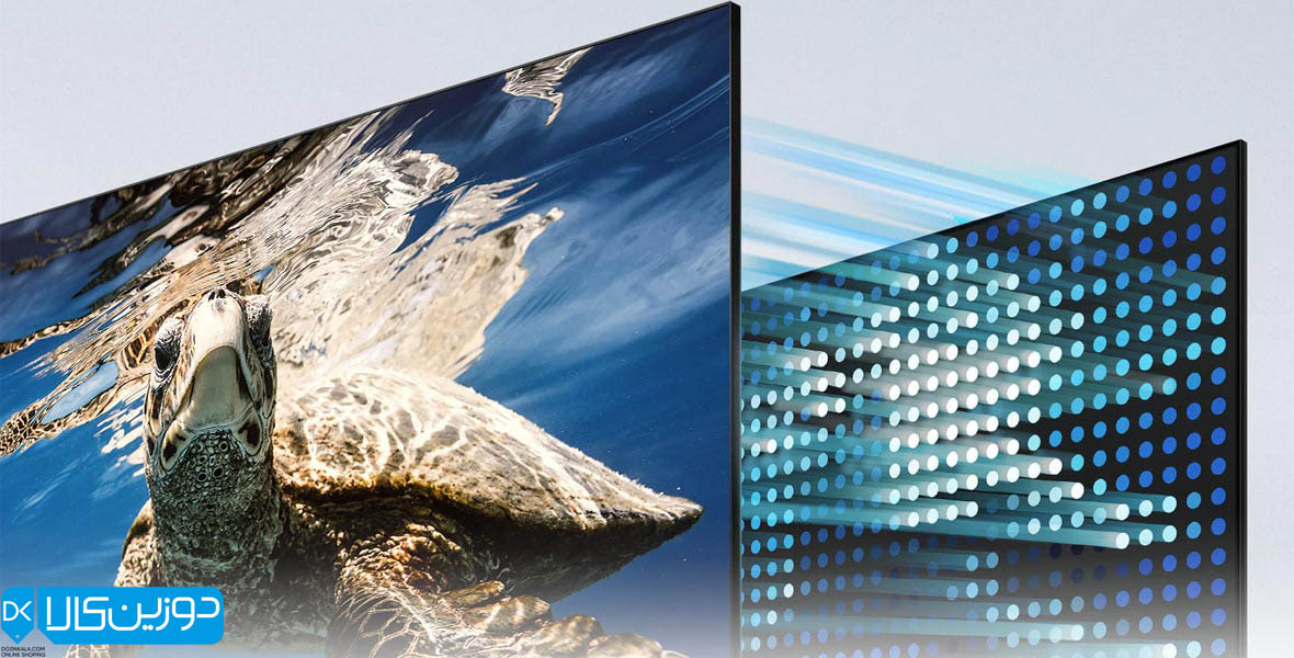 صفحه نمایش QLED در تلویزیون 75 اینچ سامسونگ Q80A
